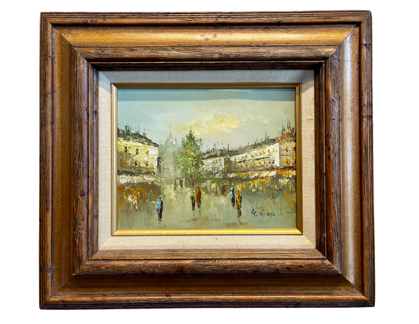 Bellápierre “La Ville Et Le Sacré-Cœur” – Vintage Original Oil Painting