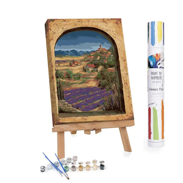 bellápierre Lavender Fields and Village of Provence - Paint By Numbers
