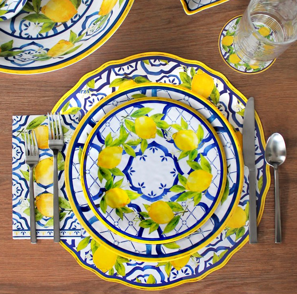 Bellápierre Le Cadeaux | Palermo Plates – Dinner & Salad Sizes (Set Of 4)