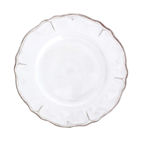 bellápierre Le Cadeuax| Rustica Antique White Dinner & Salad Plates (Set of 4)