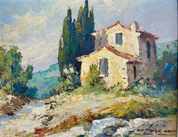 bellápierre "Maison en Provence" Vintage Oil Painting