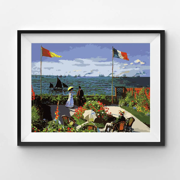 Bellápierre Paint By Numbers | Garden At Sainte Adresse Claude Monet