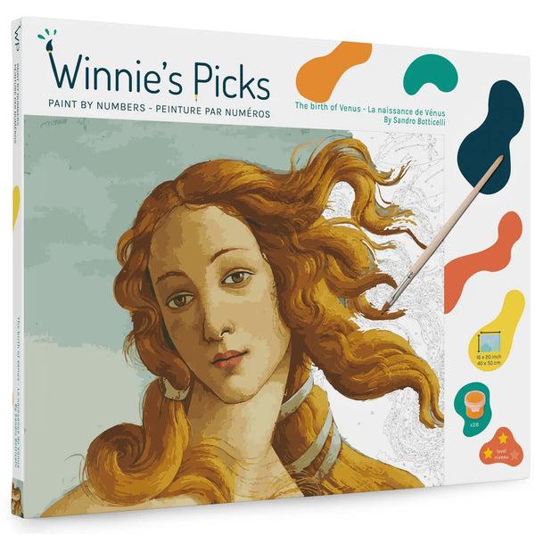 Bellápierre Paint By Numbers | The Birth Of Venus By Sandro Botticelli