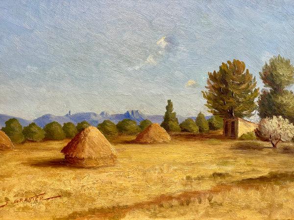 bellápierre “Paysage Provençal” – Original French Oil Painting by F. Grainier