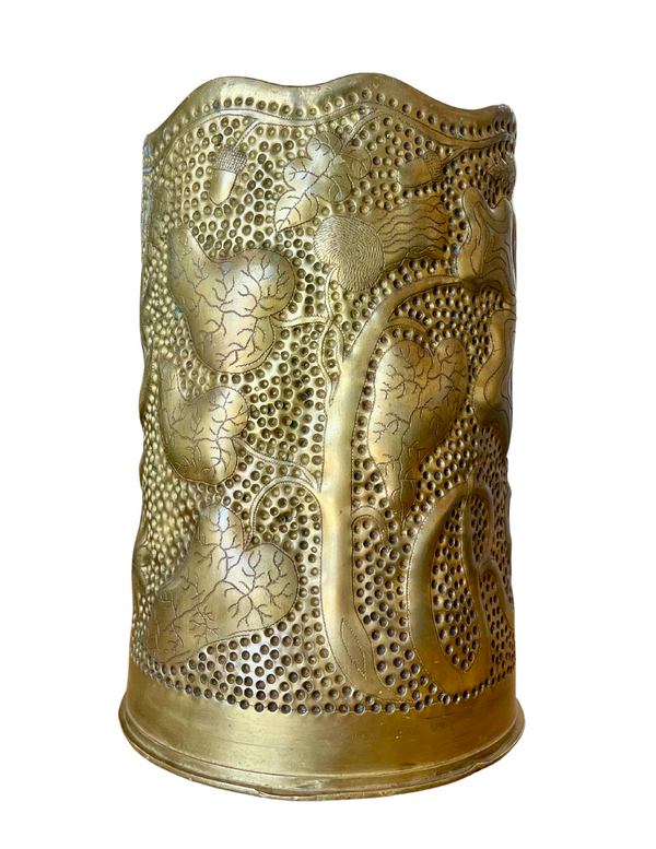 Bellápierre Remembrance Of Rembercourt – WWI 155mm French Trench Art Shell (1915)