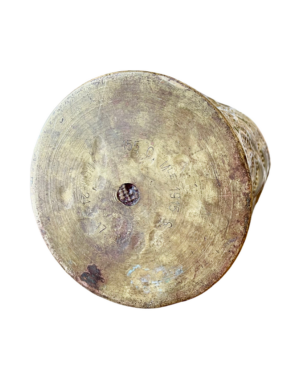 Bellápierre Remembrance Of Rembercourt – WWI 155mm French Trench Art Shell (1915)