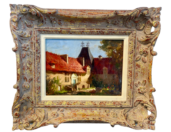 Bellápierre Rudy Colao – “Château De Richmond” | Vintage Original Oil On Canvas