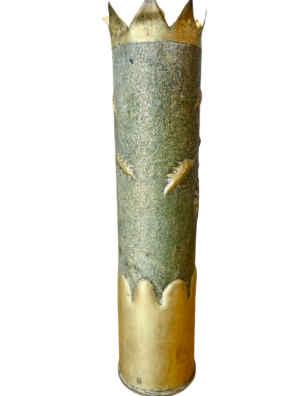Bellápierre “S.M.” Monogrammed WWI Trench Art Shell – 1917