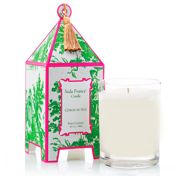 bellápierre Seda France Citron Du Sud Toile Pagoda Candle