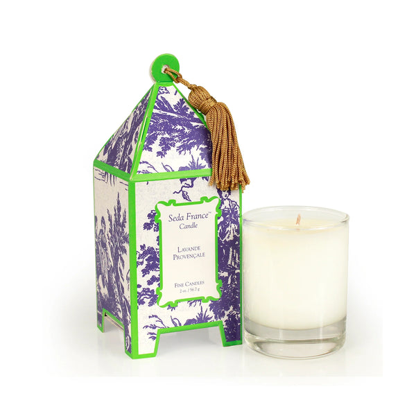 Bellápierre Seda France Lavande Provencale Toile Pagoda Candle