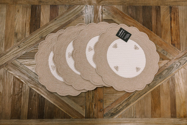 Bellápierre Sud Etoffé | Quilted Bee Placemats – Set Of 4