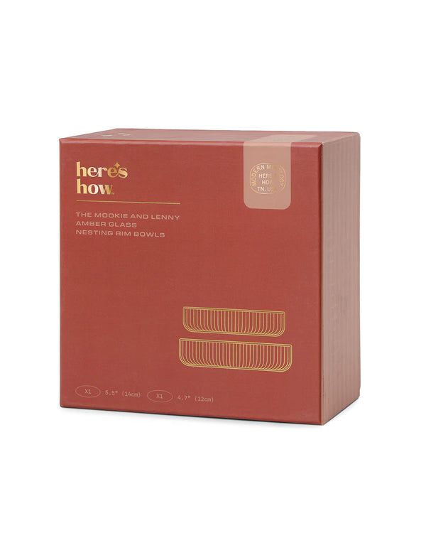 Bellápierre THE MOOKIE AND LENNY NESTING PLATES SET OF 2