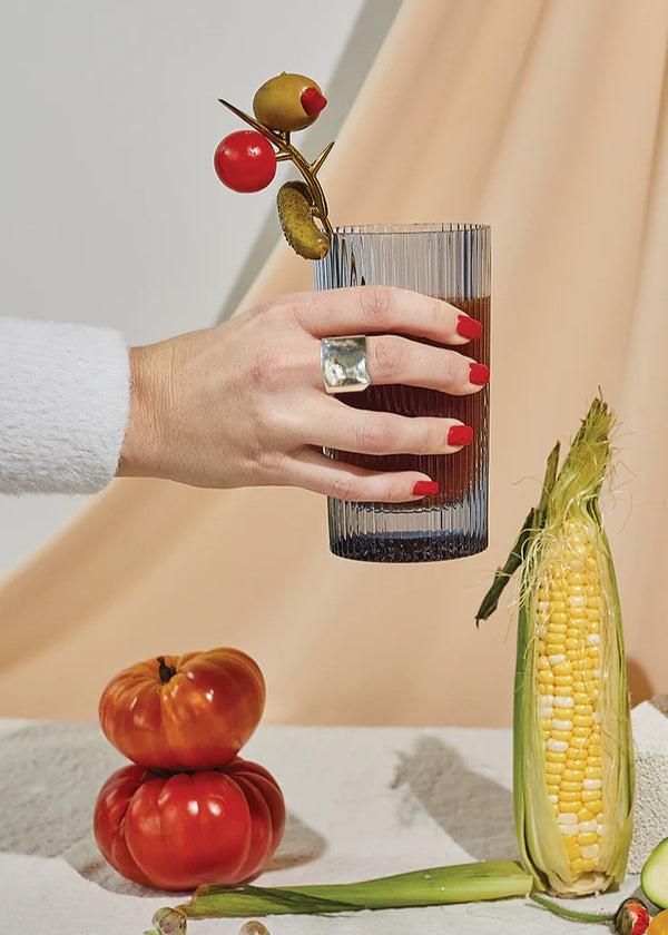 Bellápierre THE STELLA HIGHBALL GLASS - SET OF 2 BLUE