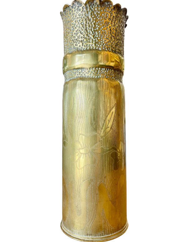 Bellápierre Verdun 1916 – French 75mm WWI Trench Art Shell
