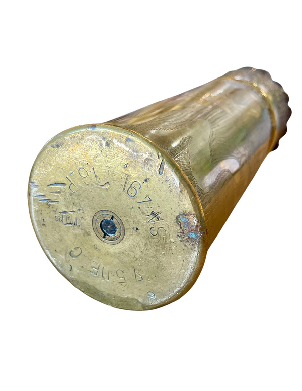 Bellápierre Verdun 1916 – French 75mm WWI Trench Art Shell