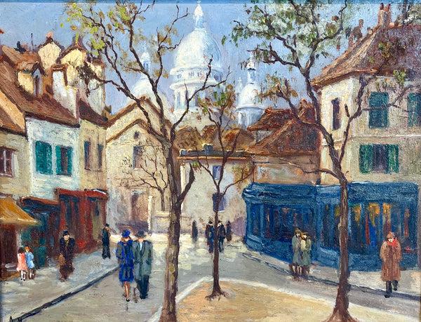 bellápierre Vintage Original Parisian Oil Painting | c. 1950s