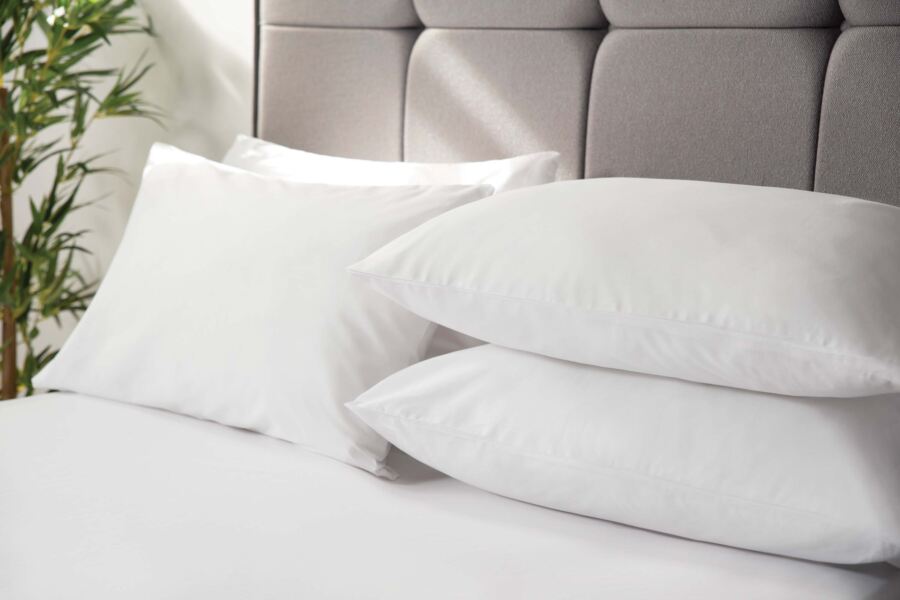 Belledorm 4 Pack 100% Cotton 200 Count Housewife Pillowcases (Percale)