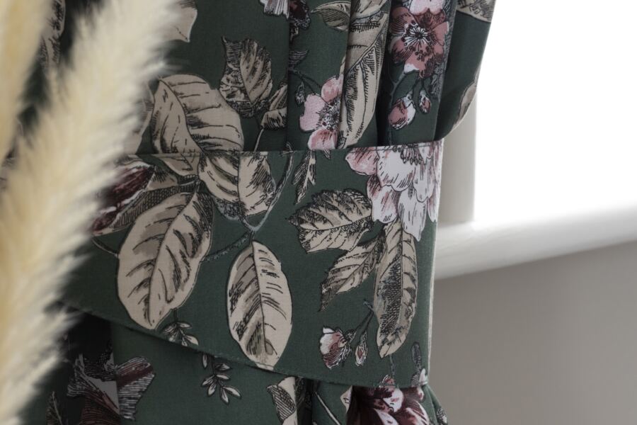 Belledorm Aiyla Lined Curtains With Tie Backs