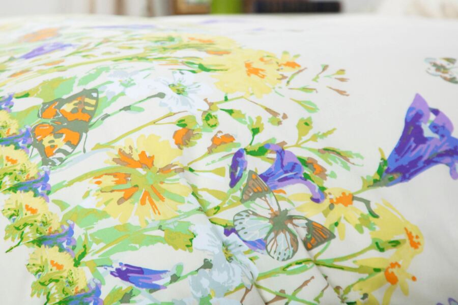 Belledorm Bluebell Meadow Fitted Valance Sheet