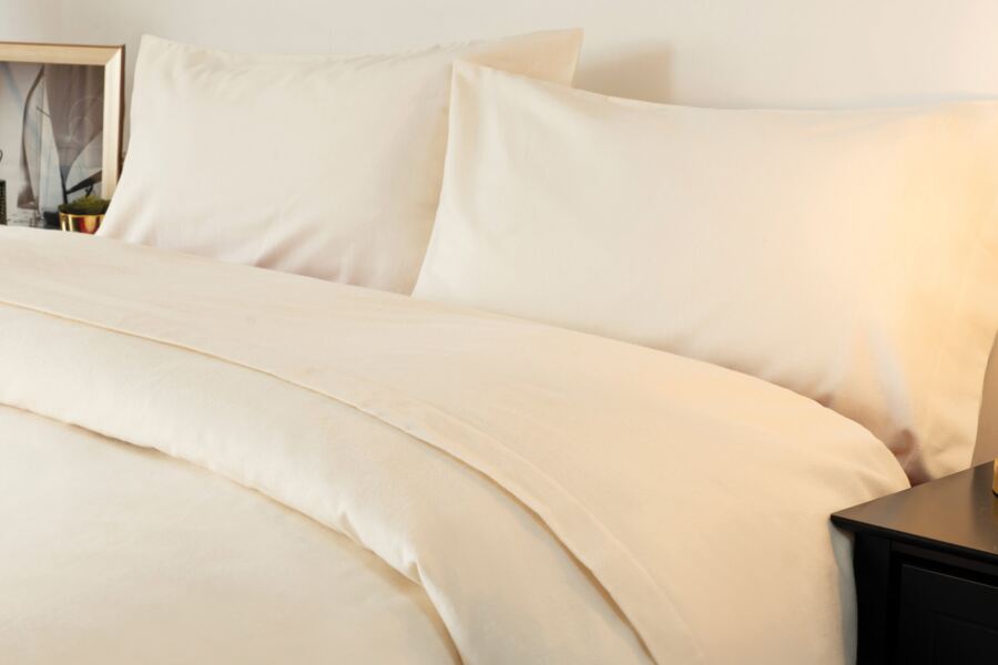 Belledorm Brushed Cotton Housewife Pillowcase Pair