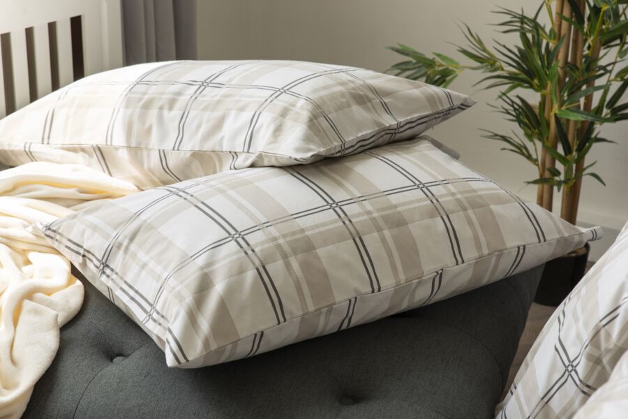 Belledorm Check Duvet Cover Set