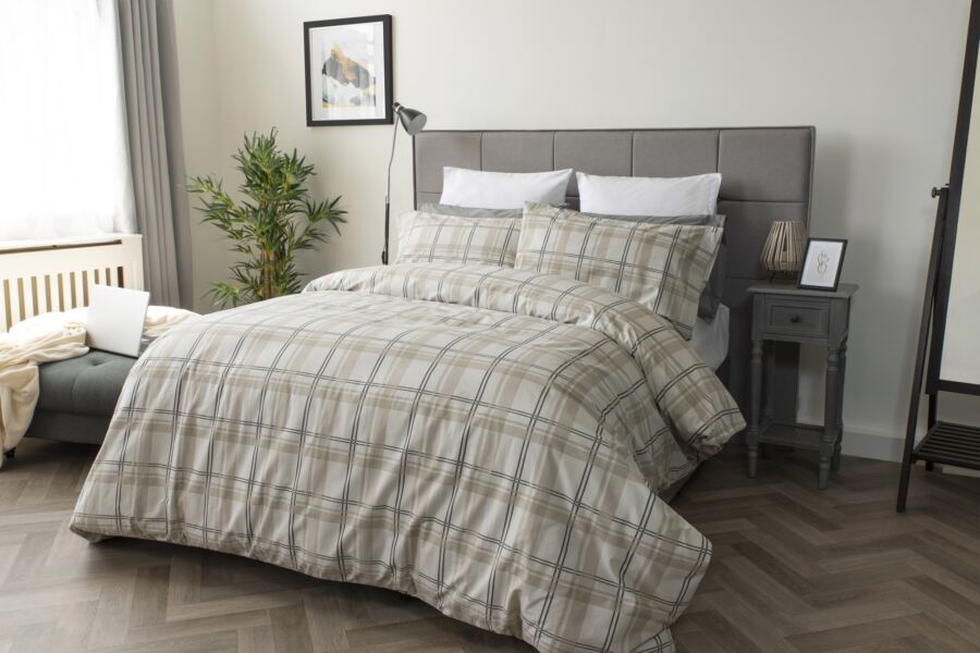 belledorm Check Duvet Cover Set