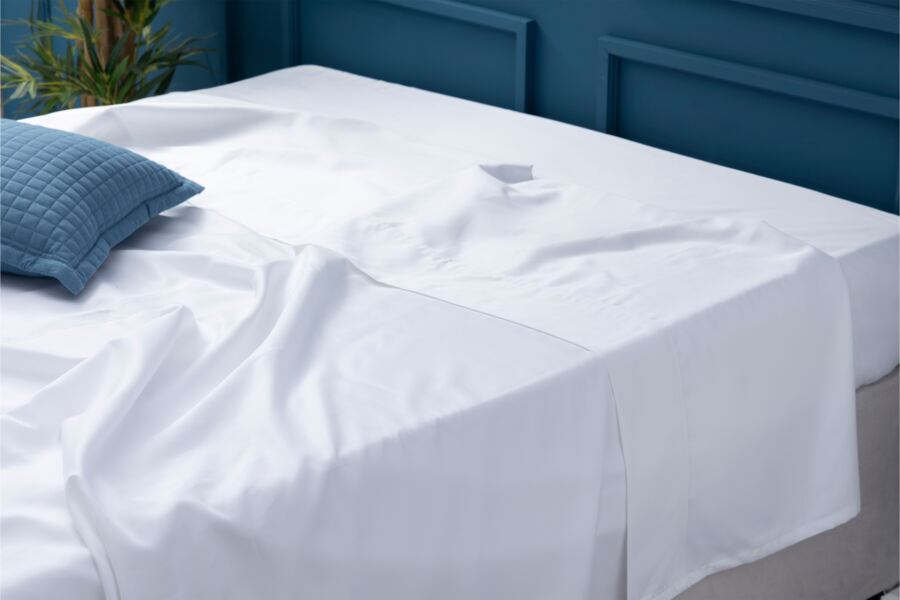 belledorm Cotton Sateen 600 Count Flat Sheet