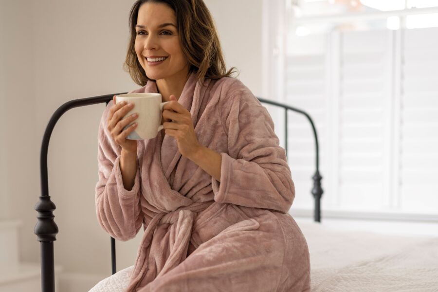 Belledorm Heat Holders Ladies Dressing Gown