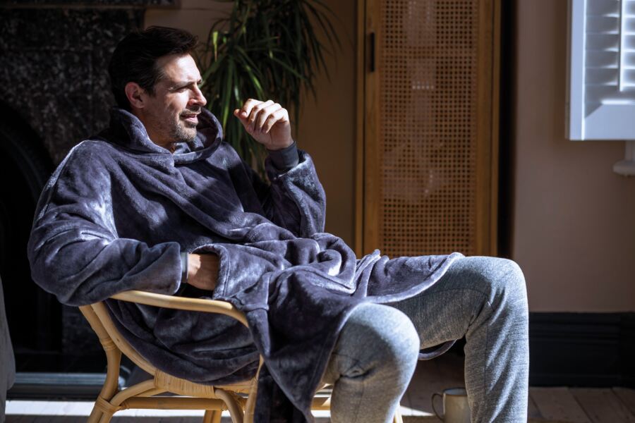 Belledorm Heat Holders Mega Hoodie Unisex One Size