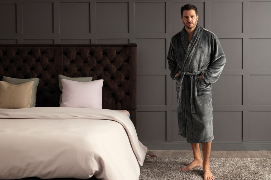 belledorm Heat Holders Men's Dressing Gown
