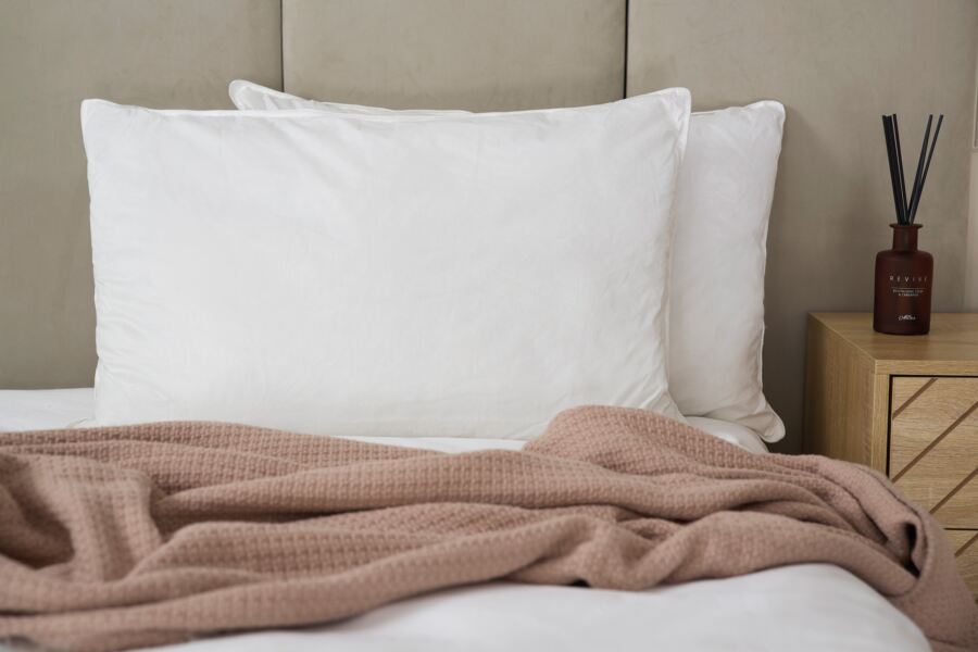 Belledorm Hotel Milled Duck Feather Pillow Pair