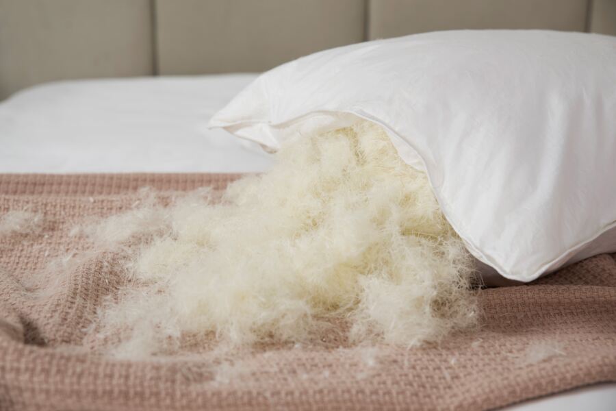 Belledorm Hotel Milled Duck Feather Pillow Pair