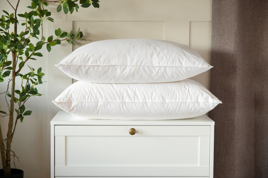 belledorm Hotel Milled Duck Feather Pillow Pair