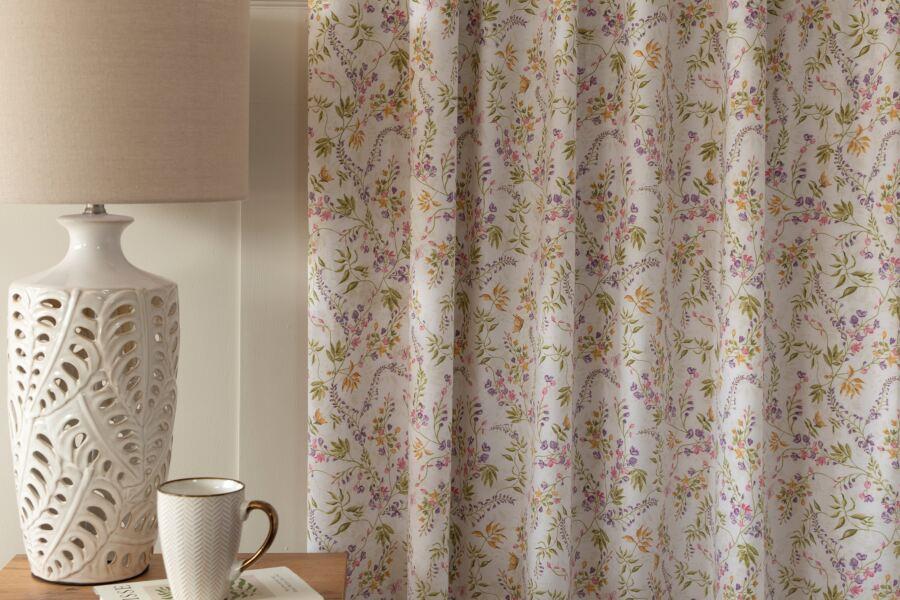 belledorm Kira Lined Curtain With Tie Backs