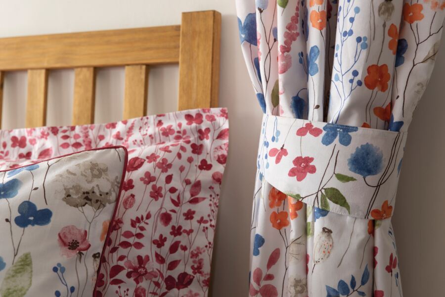 belledorm Marnie Curtains with Tie Backs