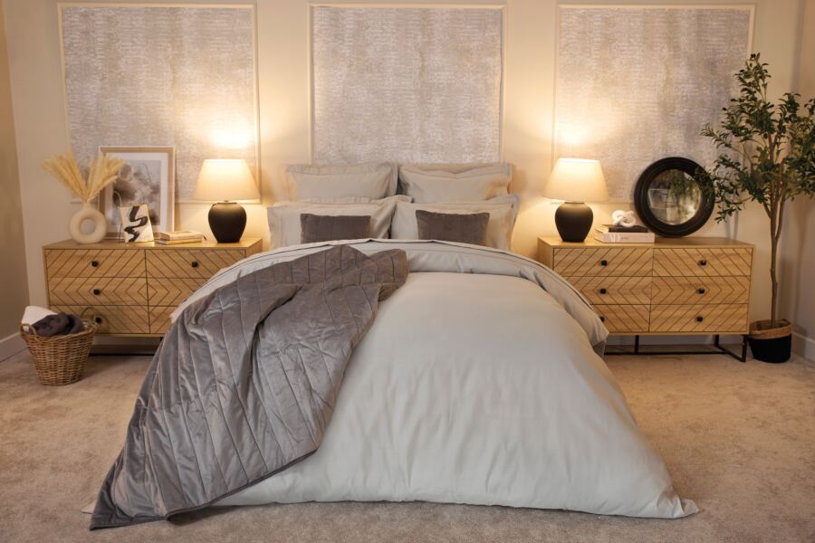 Belledorm Pure Egyptian Cotton Sateen 1000 Count Extra Deep 38cm Fitted Sheet