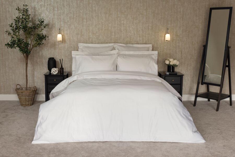 Belledorm Pure Egyptian Cotton Sateen 1000 TC Duvet Set