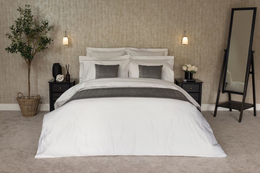 belledorm Pure Egyptian Cotton Sateen 1000 TC Duvet Set