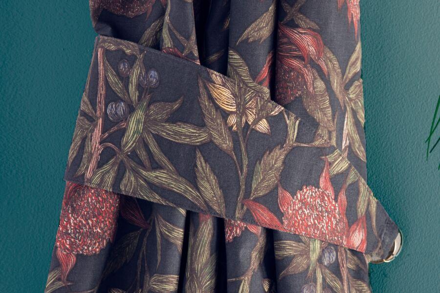 Belledorm Wild Garden Lined Curtains With Tie Backs