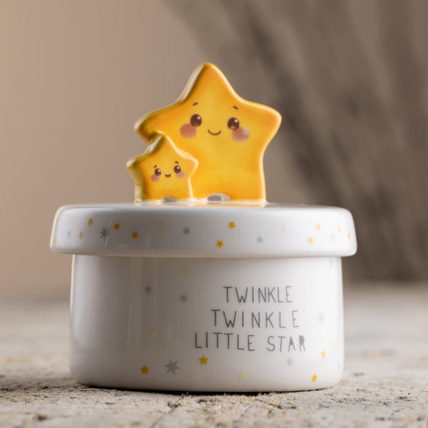 Belleek Aynsley Twinkle Twinkle Little Star Keepsake Box