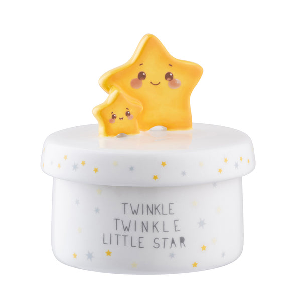 belleek Aynsley Twinkle Twinkle Little Star Keepsake Box
