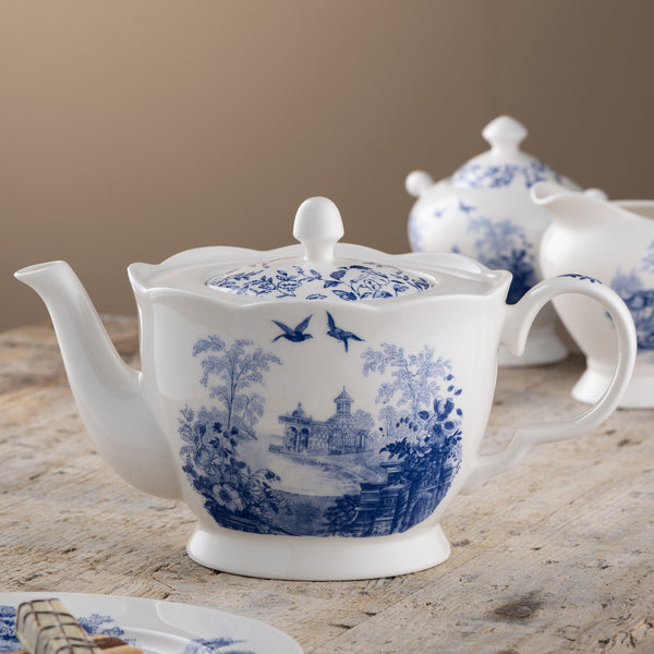 Belleek Aynsley Archive Blue Teapot