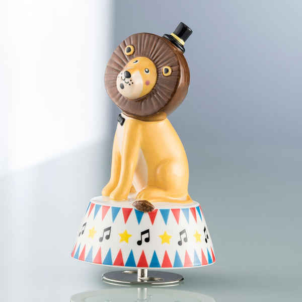 Belleek Aynsley Circus Lion Musical