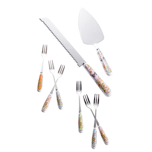 Belleek Aynsley Cottage Garden Pastry Set