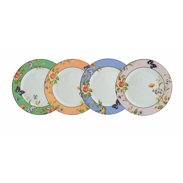 belleek Aynsley Cottage Garden Side Plate Set