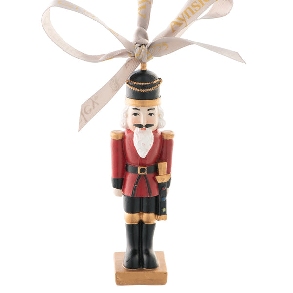 belleek Aynsley Nutcracker Red Hanging Ornament
