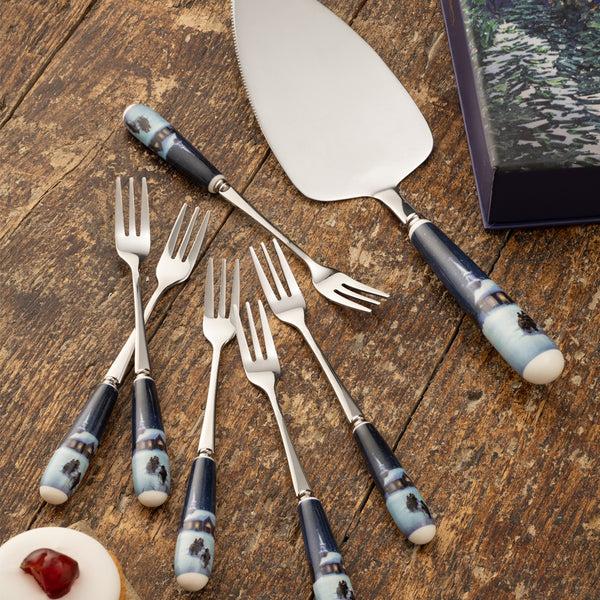 Belleek Aynsley Silent Night Pastry Set