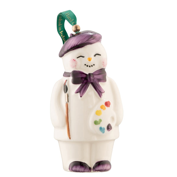 belleek Belleek Classic Artist Snowman Ornament