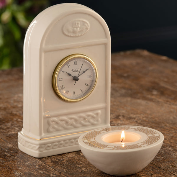 Belleek Belleek Classic Claddagh Clock