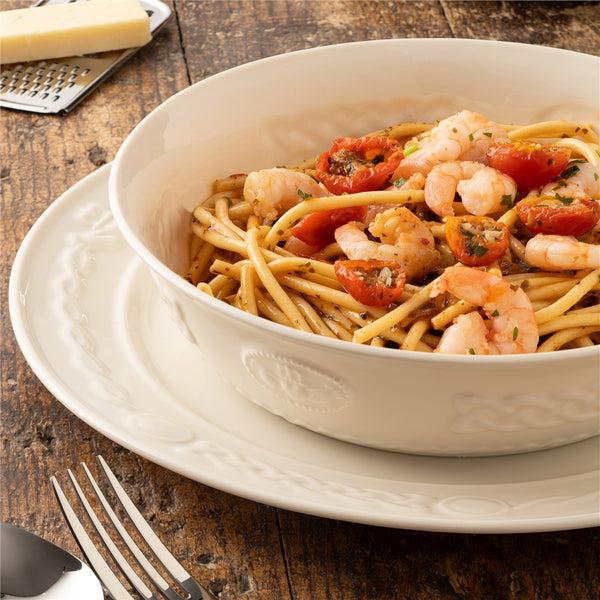 Belleek Belleek Classic Claddagh Pasta Bowl